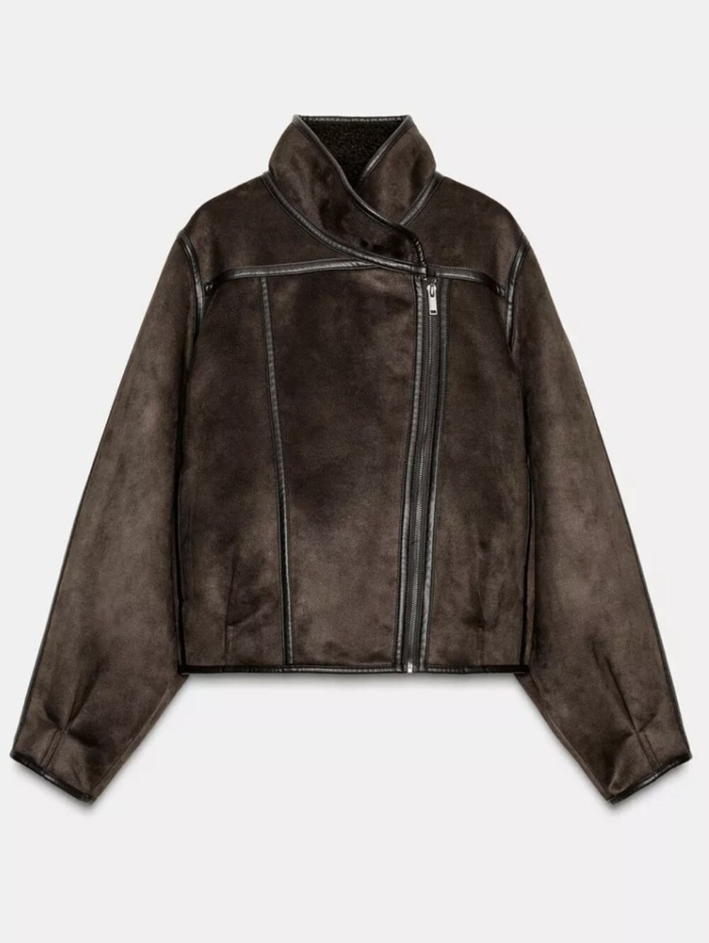 ZARA DOUBLE-FACED JACKET ZW COLLECTION(S) - Picture 3 of 6